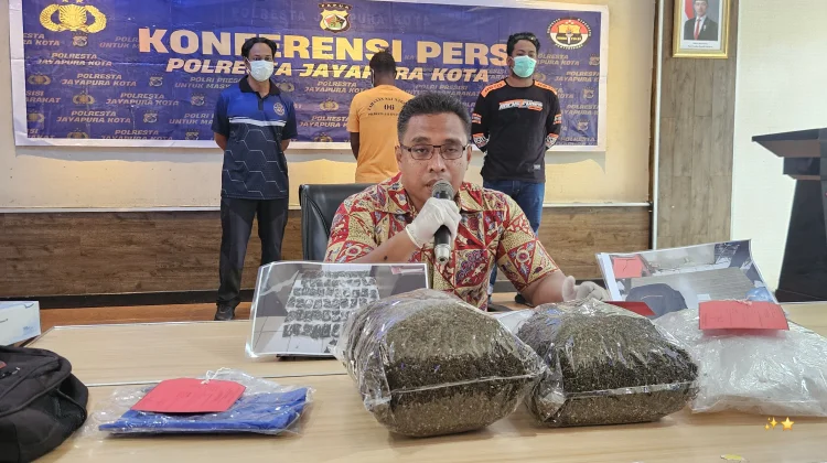 Polisi Berhasil Gagalkan Upaya Peredaran Ganja dari Papua Nugini