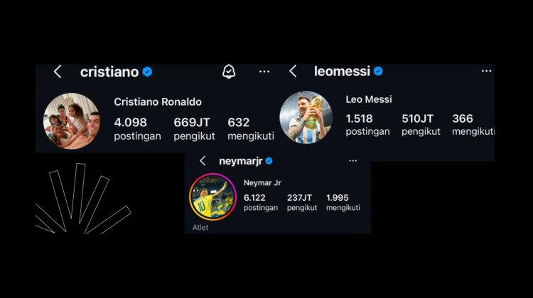 Ronaldo Pimpin Daftar Pemain Sepak Bola dengan Pengikut IG Terbanyak