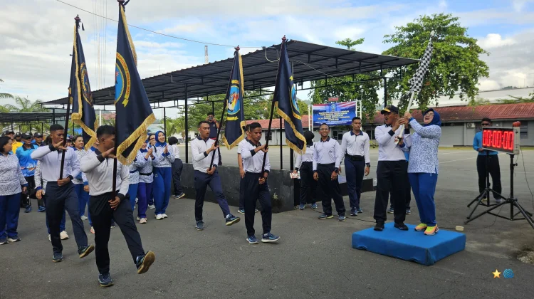 Sambut HUT Ke-1, Kodaeral X Menggelar Olahraga Bersama dengan Insan Maritim