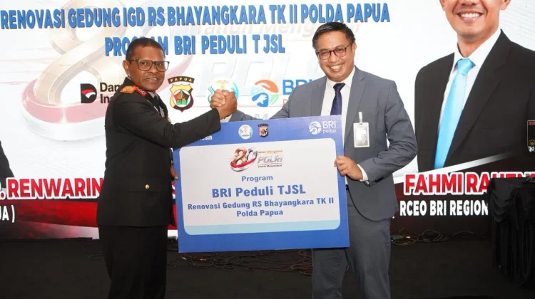 BRI Salurkan Bantuan CSR untuk RS Bhayangkara Papua
