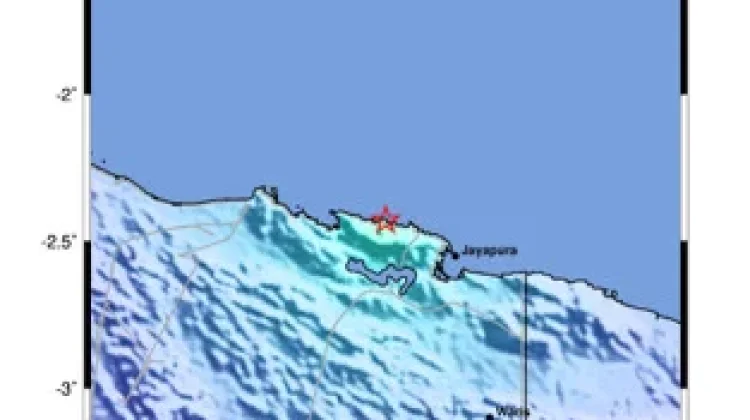 Gempa M4,5 Guncang Jayapura, Tak Berpotensi Tsunami