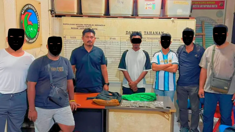 Satresnarkoba Polresta Gagalkan Peredaran Ganja di Kawasan Pelabuhan Jayapura