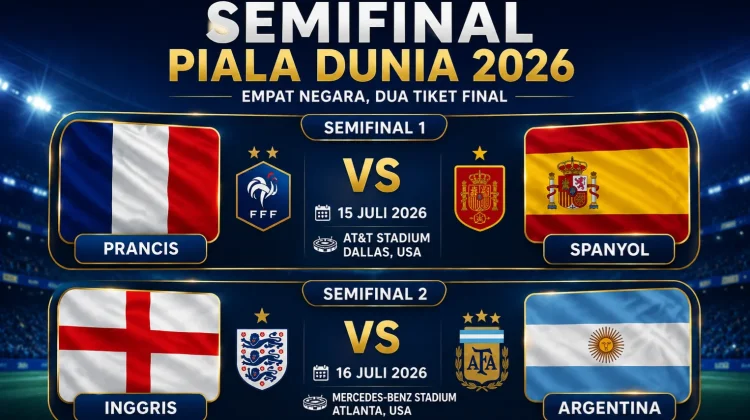Semifinal Piala Dunia 2026, Pertarungan Empat Negara Elite Dimulai