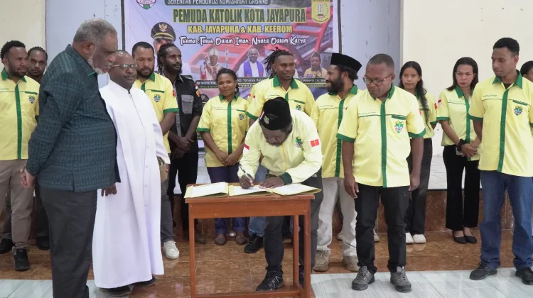 Pengurus Pemuda Katolik Tiga Daerah Dilantik