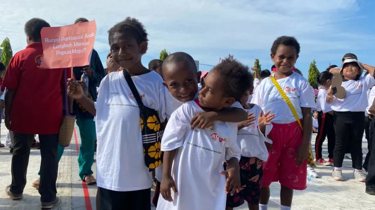 Wagub Papua Canangkan Gerakan BERLIAN Lindungi Hak Anak