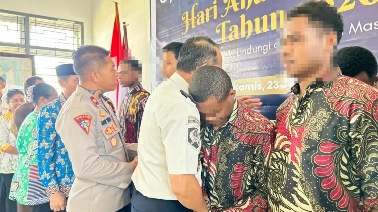 Peringatan HAN di Papua 15 Anak Binaan LPKA Terima Pengurangan Masa Pidana