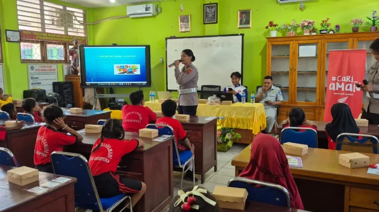 Satlantas Polresta Bekali Siswa Kesadaran Berlalu Lintas