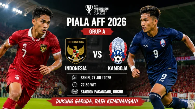Indonesia vs Kamboja di Piala AFF 2026