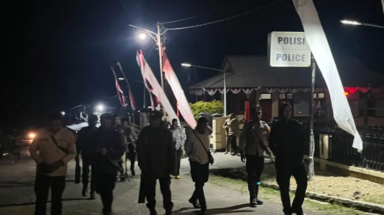 Polres Tolikara Tingkatkan Patroli Malam, Berikan Rasa Aman bagi Masyarakat