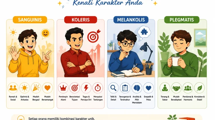 Sanguinis, Koleris, Melankolis, atau Plegmatis? Kenali Karakter Anda