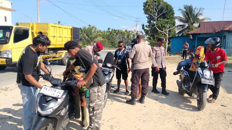 Polsek Muara Tami Gelar Razia Cipta Kondisi  jelang 3 Agustus