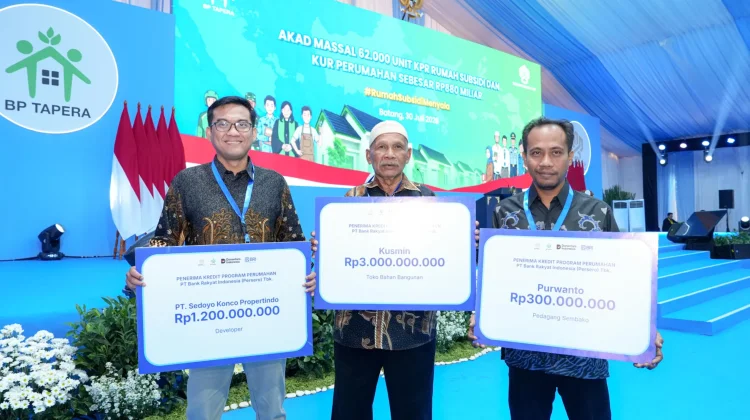 BRI Salurkan Pembiayaan Perumahan dan KUR Kerakyatan