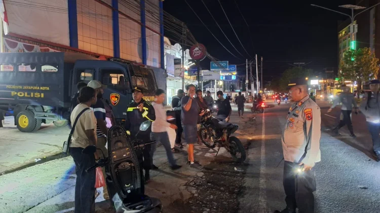 Polisi Amankan Lima Motor dan Dua Sajam di Heram