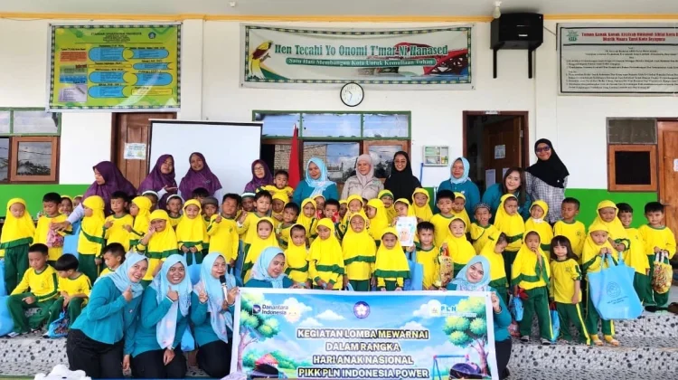 Warnai Hari Anak Nasional, PLN IP UBP Holtekamp Fasilitasi Kreativitas Anak