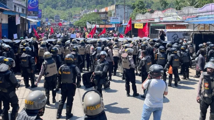Ribuan Personel Keamanan dikerahkan Kawal Aksi Unjuk Rasa di Jayapura