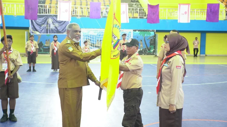 Pramuka Kota Jayapura Bawa Misi Berprestasi di Jambore Nasional