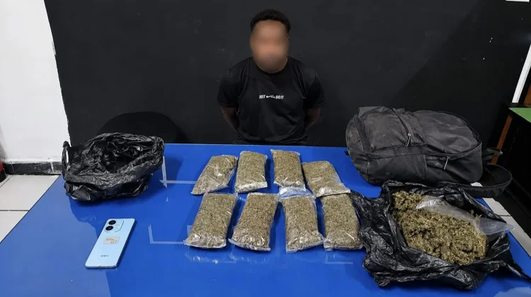 Polisi Berhasil Gagalkan Penyelundupan Ratusan Gram Ganja di Bandara Sentani
