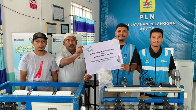 Bantu Kebutuhan Air Bersih, PLN Hadirkan Teknologi Desalinasi Air di Agats