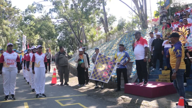 Meriahkan HUT RI, 5.265 Peserta Ikuti Lomba Gerak Jalan Kota Jayapura 2026