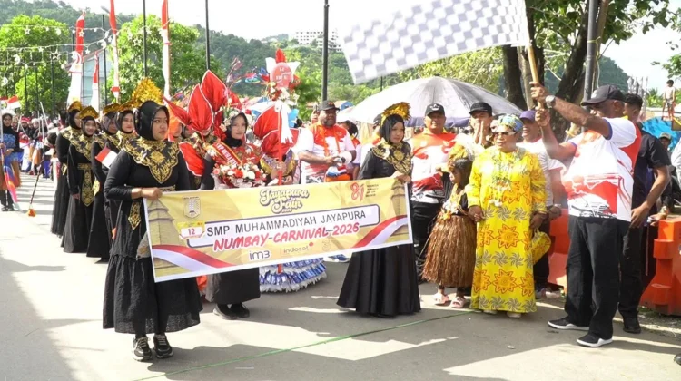 Numbay Carnaval Budaya Meriahkan HUT ke-81 RI di Jayapura