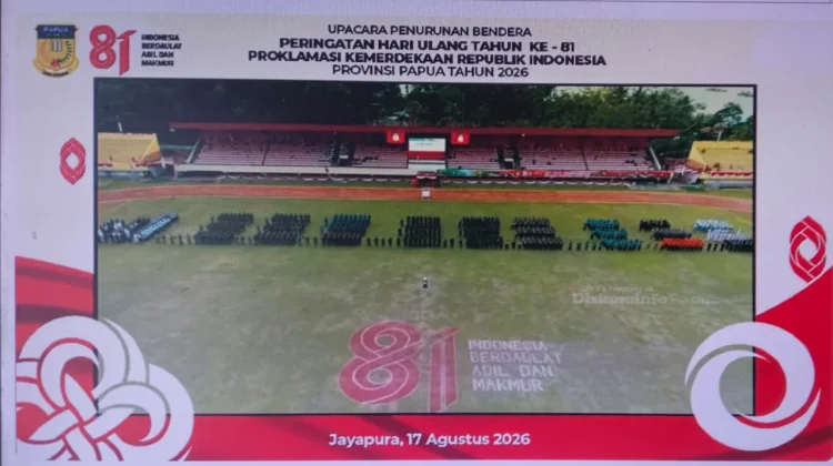Upacara Penurunan Bendera 17 Agustus 2026 Tingkat Provinsi Papua