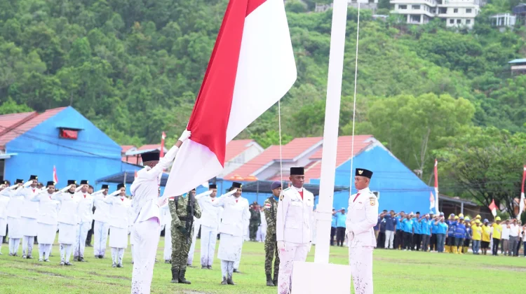 Wali Kota Jayapura Pimpin Upacara HUT ke-81 RI