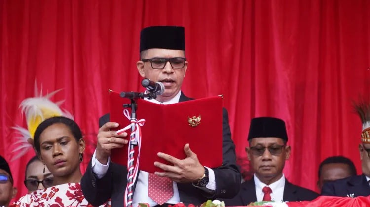 Kemenag Papua Bawakan Doa saat Perayaan HUT RI