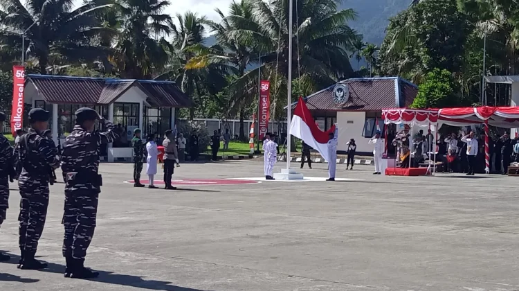Upacara HUT RI di PLBN Skouw Tegaskan Kedaulatan di Perbatasan