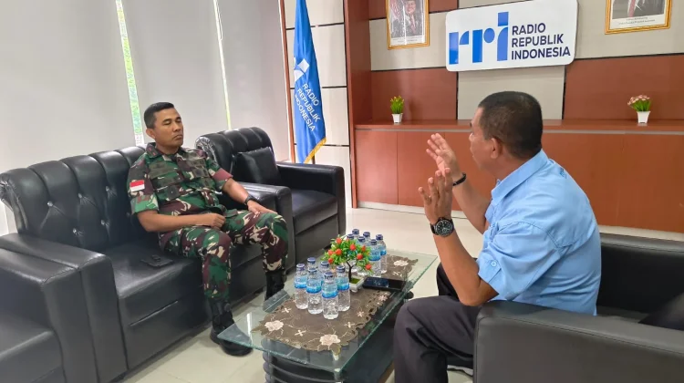 Korem 172/PWY Berkolaborasi dengan RRI Jayapura Dukung Pembangunan Papua