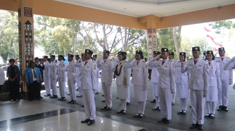 Pemkot Jayapura Sambut 38 Anggota Paskibraka