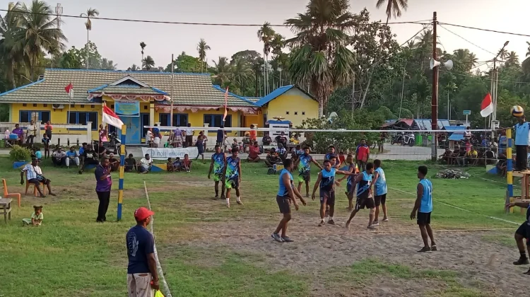 Pertandingan Voli Warnai HUT ke-112 Pekabaran Injil Skouw