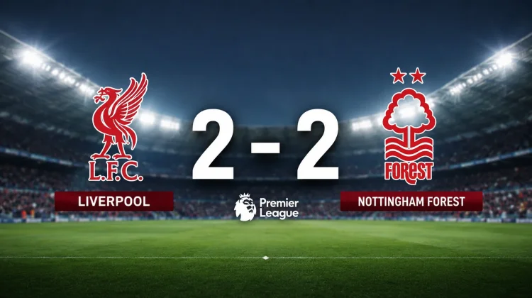 Liverpool Ditahan Imbang Nottingham Forest di Kandang Sendiri