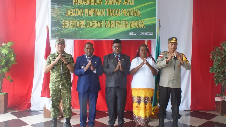 Kodim Nduga Siap Dukung Pemerintahan dan Pembangunan Daerah