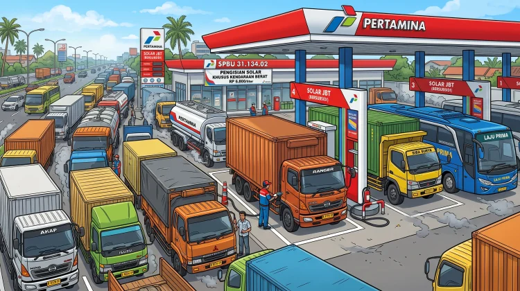 SPBU Holtekamp Bantu Urai Antrean BBM Solar di Jayapura