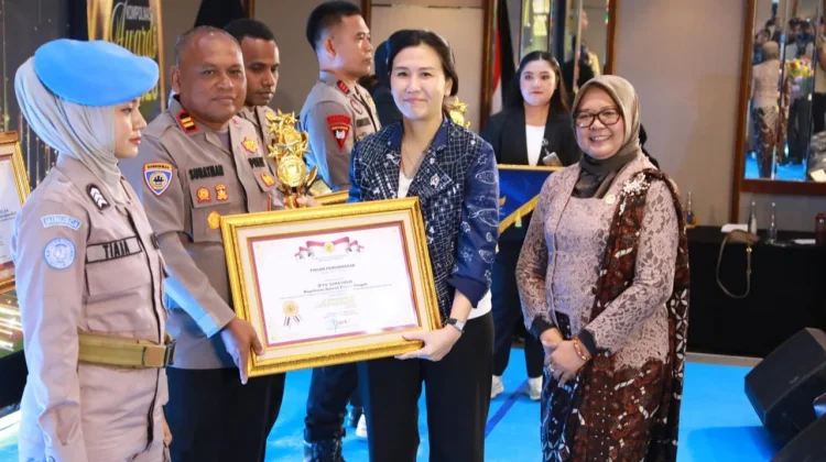 Tiga Personel Satgas Ops Damai Cartenz Raih Kompolnas Awards 2026
