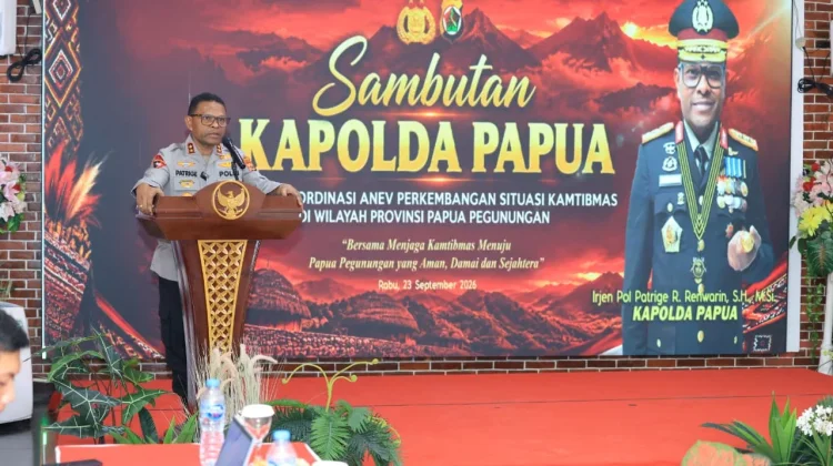Rakor Kamtibmas, Polda Papua dan Pemprov Papua Pegunungan Susun Langkah Strategis