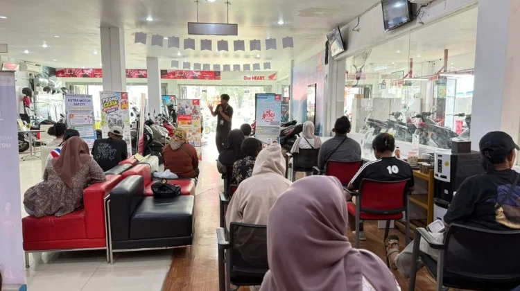 Astra Motor Sorong 1 Edukasi Safety Riding di Momen Harpelnas