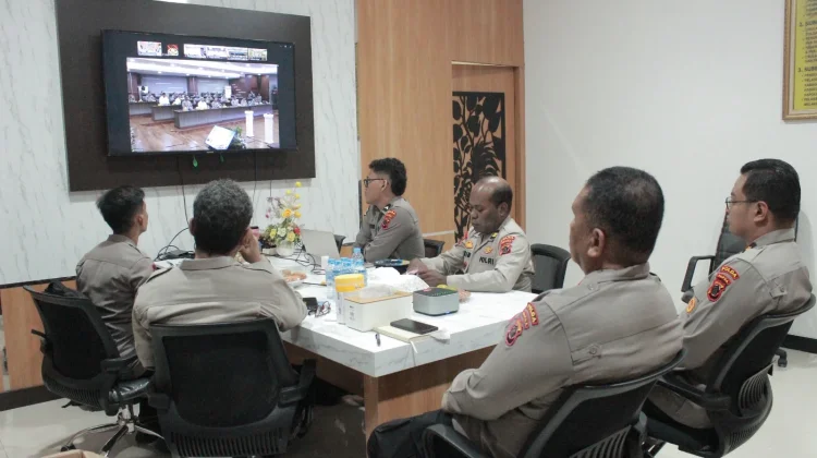Polda Papua Ikuti Launching SPMB SMA Kemala Taruna Bhayangkara