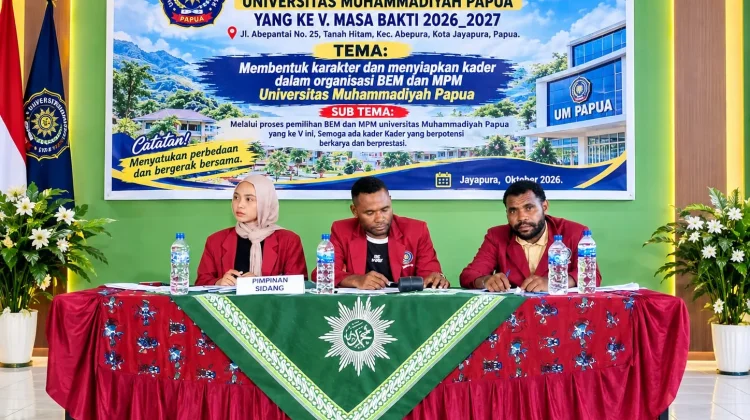MPM dan BEM Universitas Muhammadiyah Papua Gelar Musyawarah ke-V