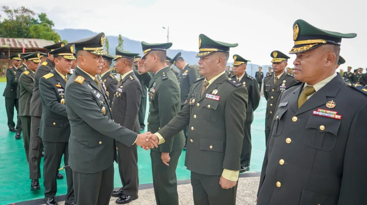 Ribuan Personel TNI Naik Pangkat, Pangdam Meminta Peningkatan Tanggung Jawab