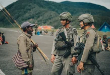 Satgas ODC Perkuat Rasa Aman di Kiwirok