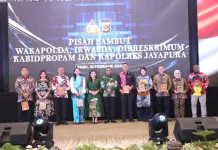 Polda Papua Menggelar Pisah Sambut Wakapolda dan PJU Polda
