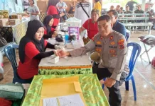 Sambut Nyepi 1948 Saka, Polres Keerom Gelar Donor Darah