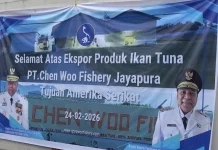 Papua Lepas Ekspor 17,8 Ton Tuna Olahan ke Amerika Serikat