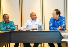 Fakhiri Bahas Pengembangan Bandara Sentani di Jakarta