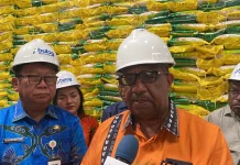 Pemprov Papua Sidak Gudang Bulog, Pastikan Stok Beras Aman jelang Lebaran