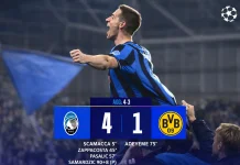 Atalanta Mengejutkan Borussia Dortmund di Liga Champions Eropa