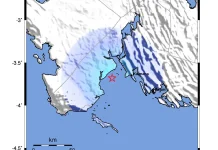 Gempa M3,8 Guncang Kaimana Pagi Ini