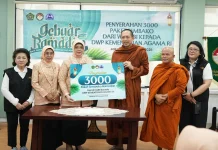 DWP Kemenag Terima 4.000 Paket Sembako