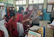 Bhabinkamtibmas Sosialisasi Cegah Perundungan di Sekolah